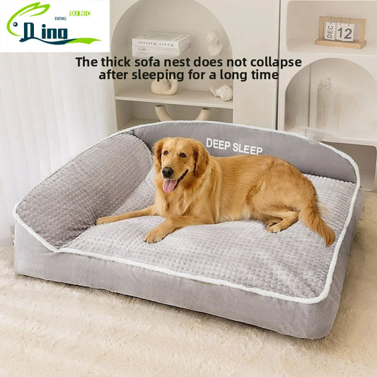 New Life U™ Snuggle-Nest™ Winter Sanctuary – Ultra-Warm Calming Pet Bed with Removable Washable Cover, Non-Slip Base & High-Rebound Cushion for Small Dogs & Cats